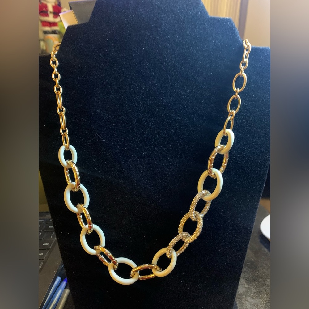 Brighton Large Chain Link Statement Necklace - image 2